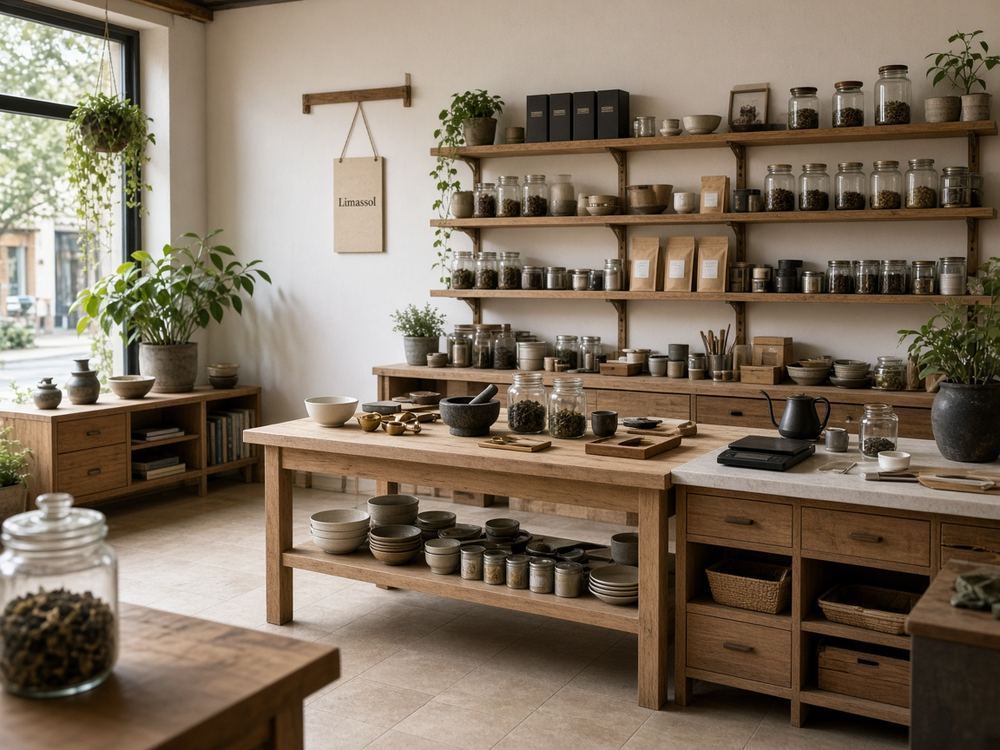 About the Tea shop / tea house studio at Tidalpath Studio